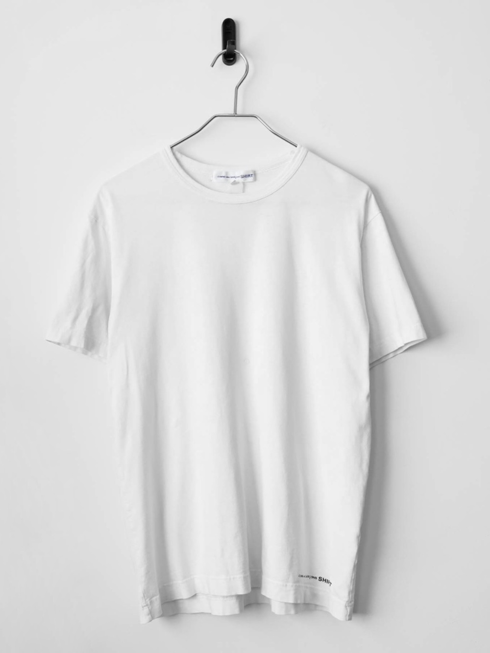 Awesome Vintage Y2K Comme Des Garcons Shirt Small Logo Distressed T-Shirt